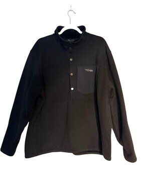 Sitka Men's Front Range Snap Fleece Pullover XXL Black
